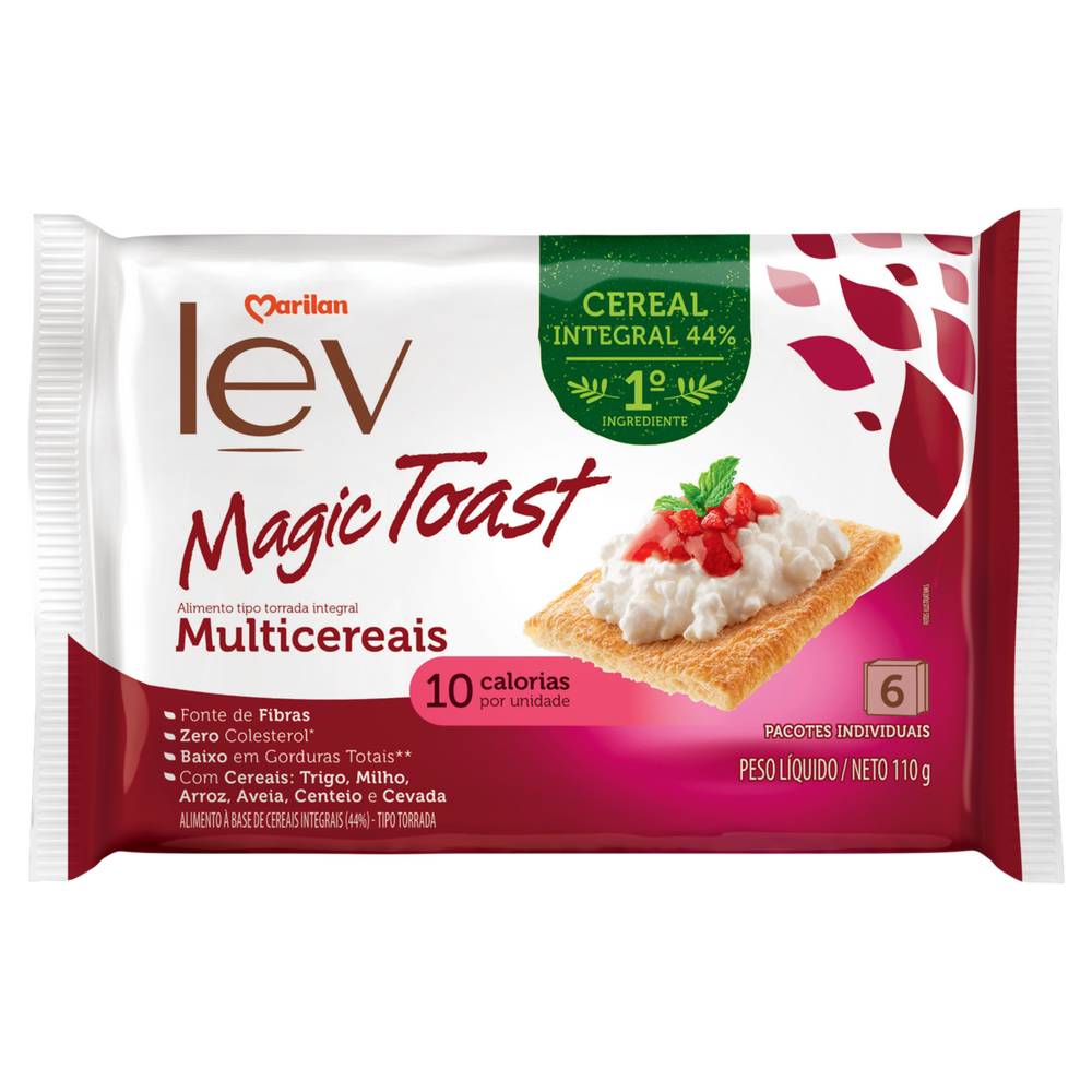 Marilan torrada lev magic toast multicereais (110 g)