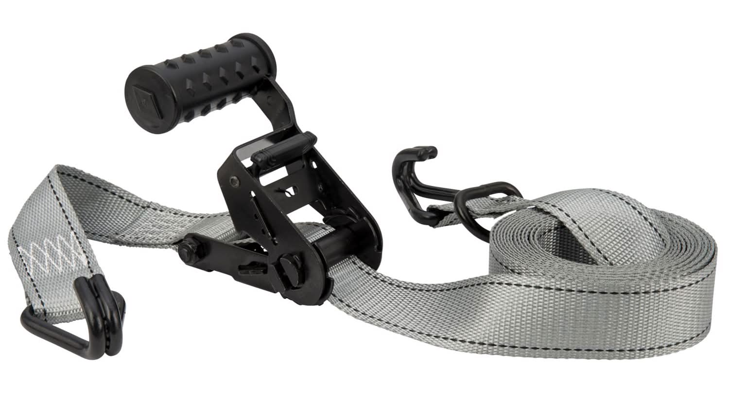 Keeper 1.5 In. W X 12 Ft. L Gray Ratchet Tie Down Strap 1000 Lb 1 Pk