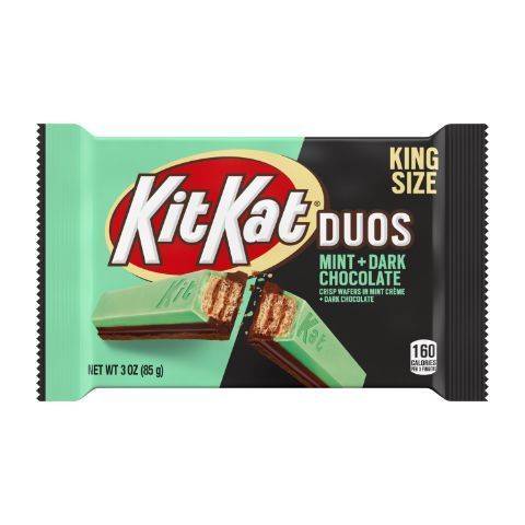 Kit Kat Duos Dark Chocolate Mint King Size 3oz
