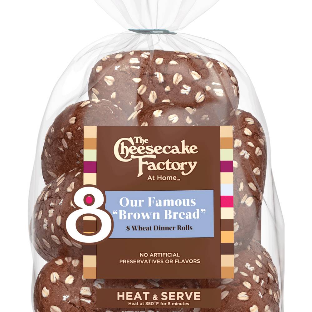 The Cheesecake Factory Our Famous Brown Bread Wheat Dinner Rolls (8 ct)