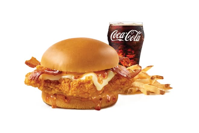 Hot Honey Hand-Breaded Chicken Sandwich Combo