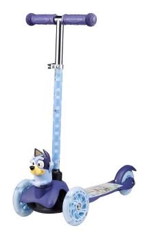 BLUEY Mini 3d Luw Kick Scooter With Adjustable Handle Bar
