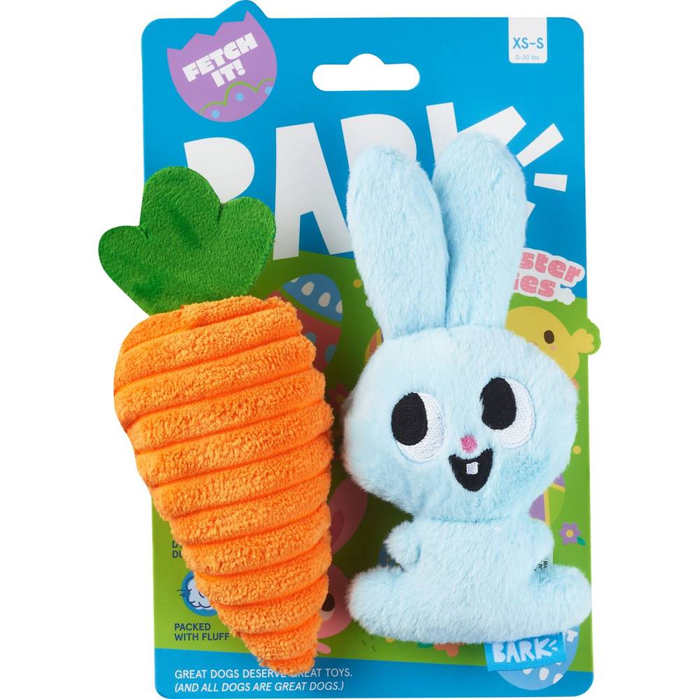 BARK Harriet and Carrot Dog Toy Set
