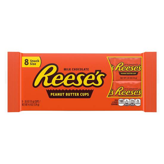 Reese's Milk Chocolate Peanut Butter Cups (8 ct)