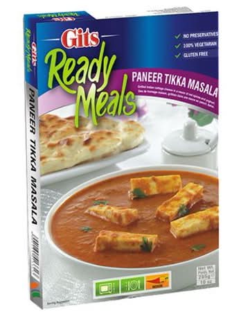 Gits Paneer Tikka Masala Ready Meals (285 g)