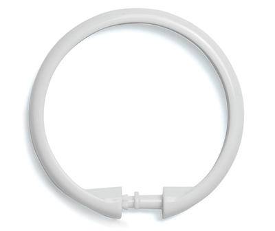 Kenney Smooth Shower Rings (white)