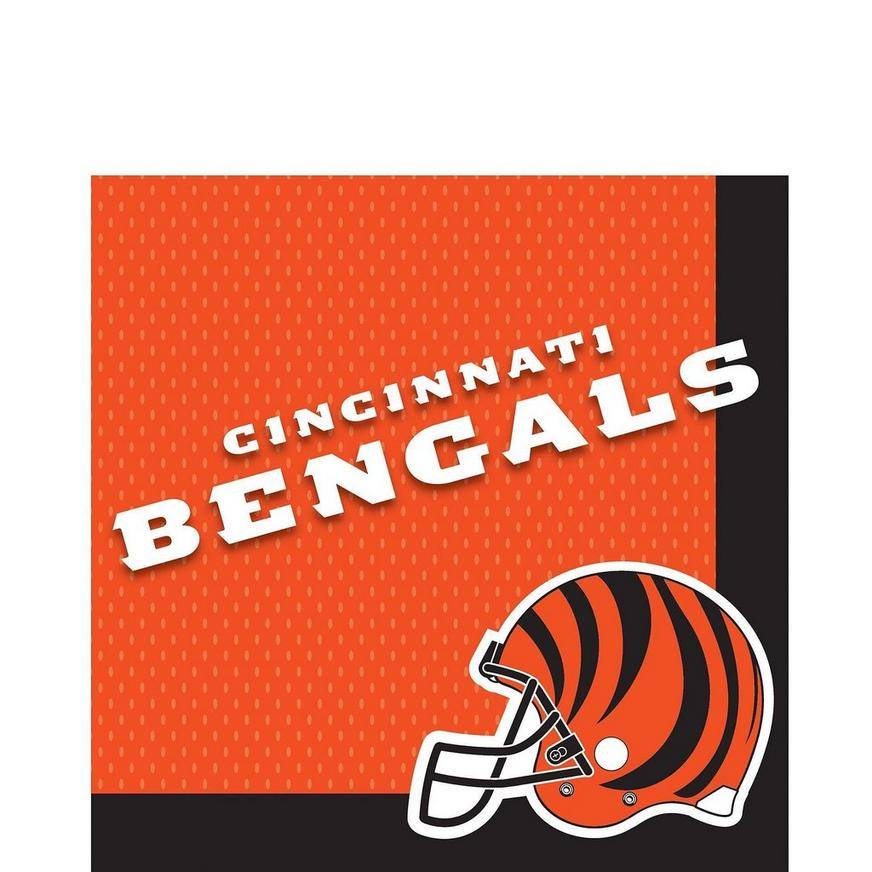 Party City Cincinnati Bengals (unisex/multi) (36 ct)