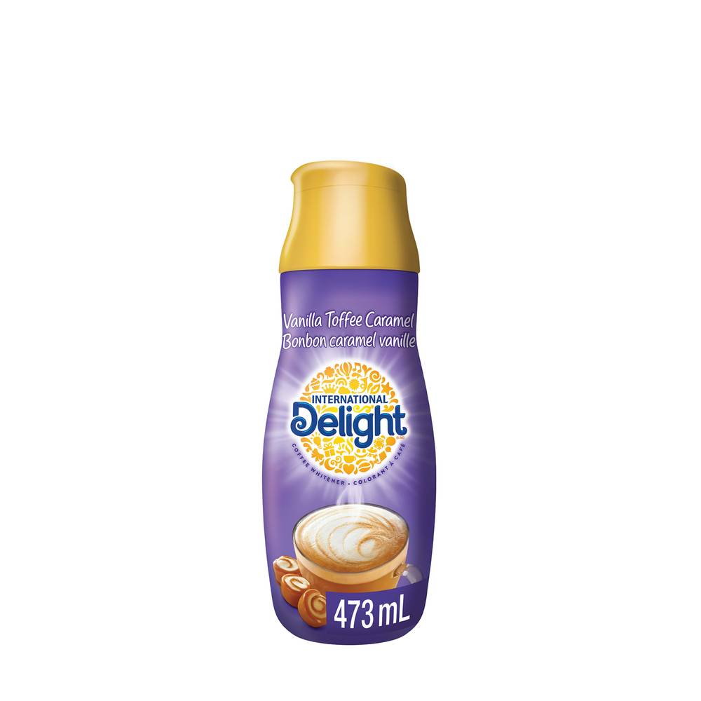 International Delight Vanilla Toffee Caramel Coffee Creamer (473 ml)