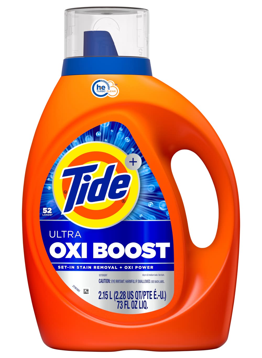 Tide Ultra Oxi Boost Liquid Laundry Detergent 52 Loads (73 fl oz)