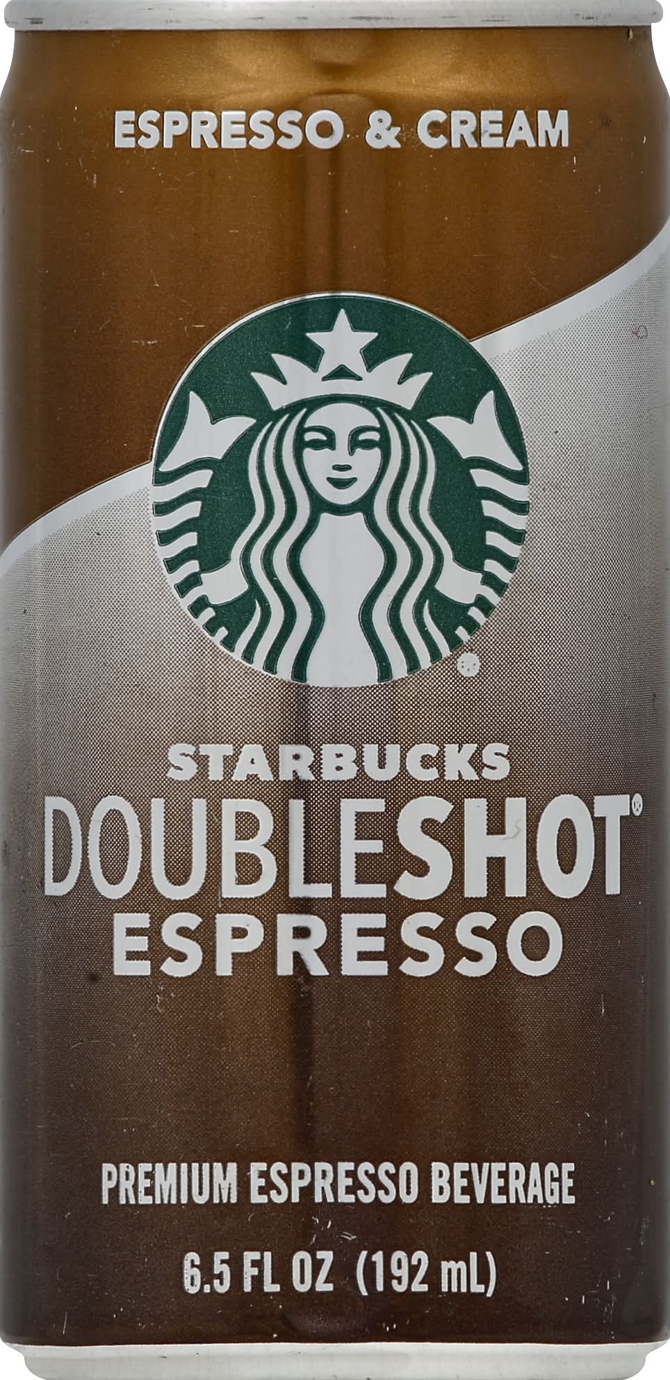 Starbucks Premium Doubleshot Liquid Coffee Beverage, Espresso & Cream (6.5 fl oz)