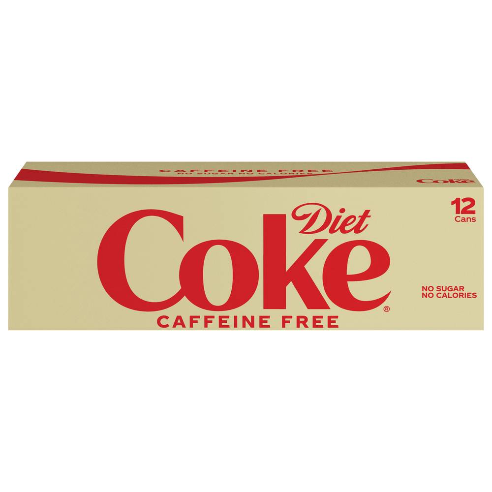 Diet Coke Cola, Caffeine Free (12 x 12 fl oz)