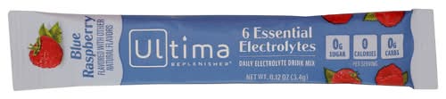 Ultima Replenisher Blue Raspberry Electrolyte Drink Mix Packet