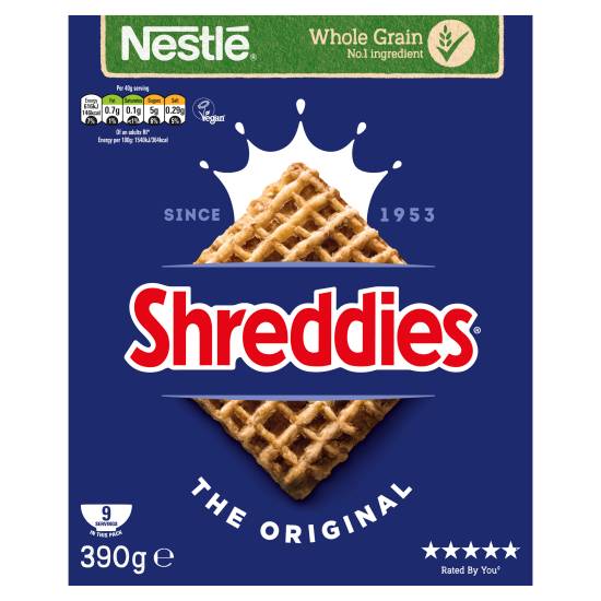 Nestlé Shreddies the Original Malted Cereal (390g)