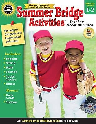 Carson-Dellosa Summer Bridge Activities Book For Grade 1-2