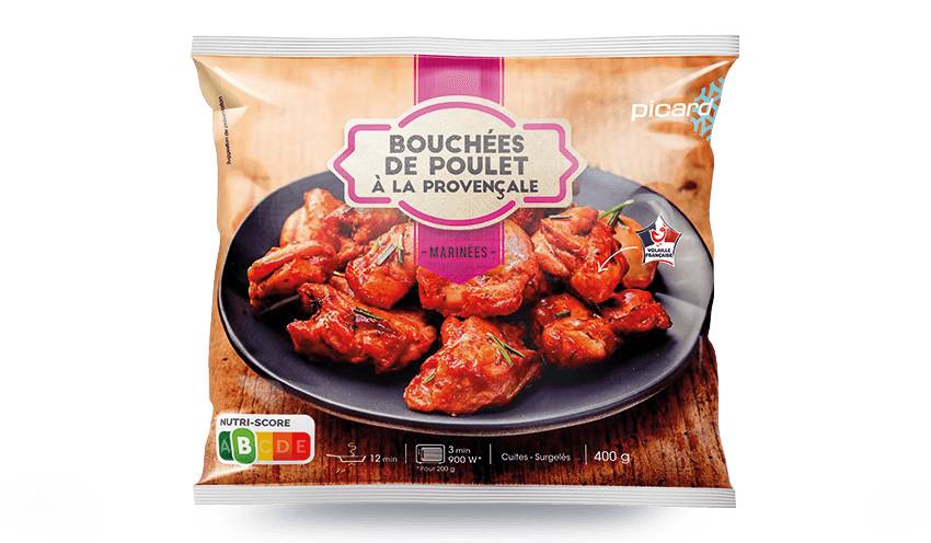 Bouchées de poulet à la provençale, 12 à 18 pièces