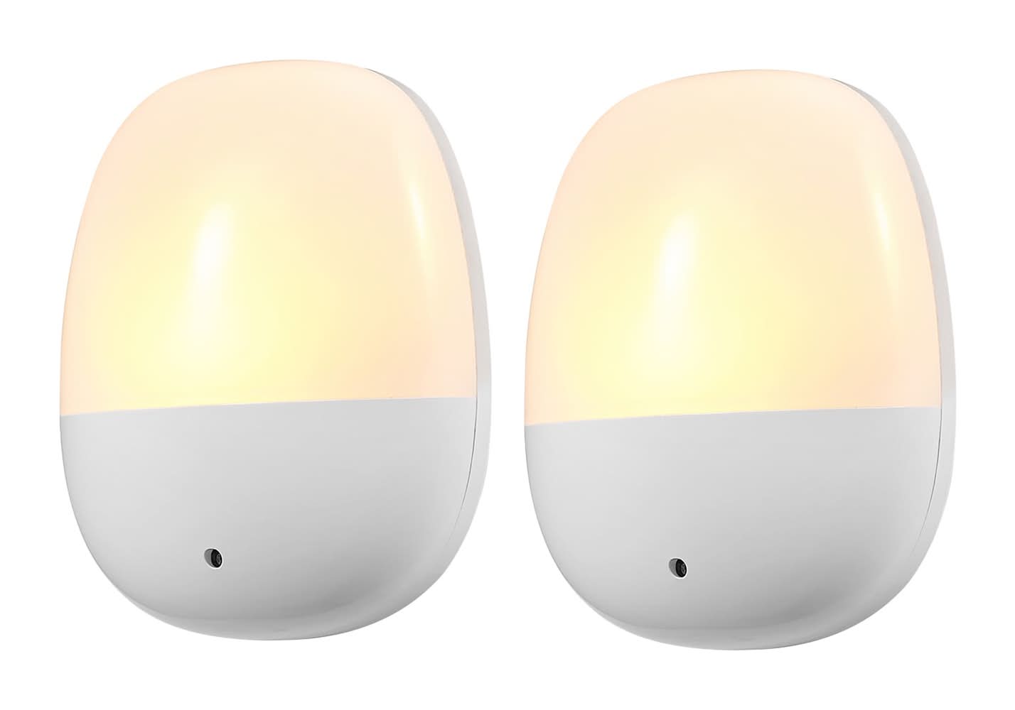 Utilitech 2 -Pack White LED Auto On/Off Night Light
