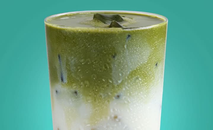 Iced Strawberry Matcha Latte