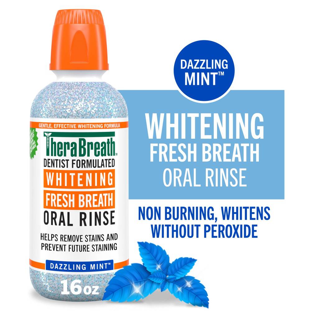 TheraBreath Fresh Breath Oral Rinse, Citrus-Mint (16 fl oz)