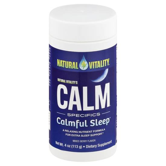 Natural Vitality Calm Mixed Berry Flavor Calmful Sleep