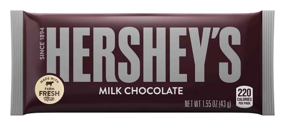 Hershey's Milk Chocolate Candy Bar