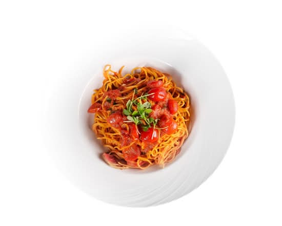 *Tagliolini Tomato sauce