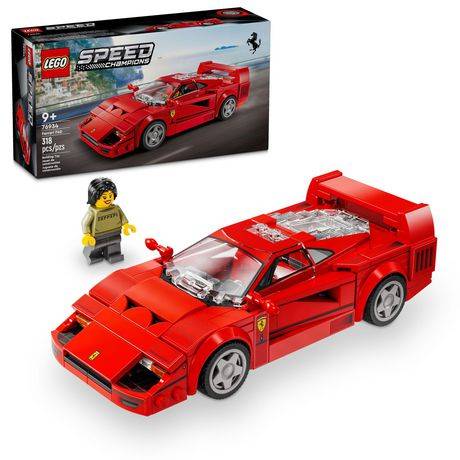 LEGO Speed Champions Ferrari F40 Supercar Toy Building Set, Assorted (318 ct)