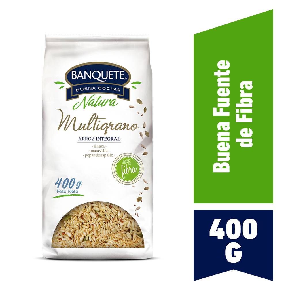 Banquete arroz integral multigrano (400 g)