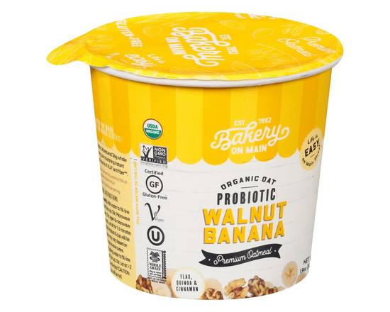 Bakery On Main · Probiotic Walnut Banana Premium Oatmeal (1.9 oz)