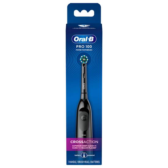 Oral-B Superior Plaque Removal Toothbrush & Batteries (1 ct)