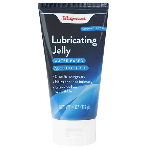 Walgreens Water-Based Lubricating Jelly - 4.0 OZ