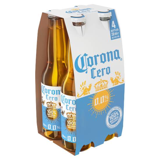 Corona Cero Alcohol Free Beer (4 ct, 330 ml)