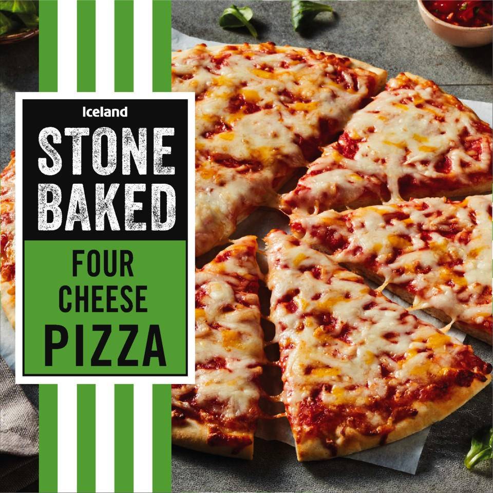 Iceland Stone Baked Four Cheese Pizza