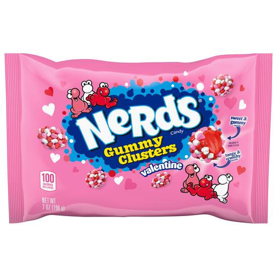 Nerds Valentine Gummy Clusters Candy (fruit)