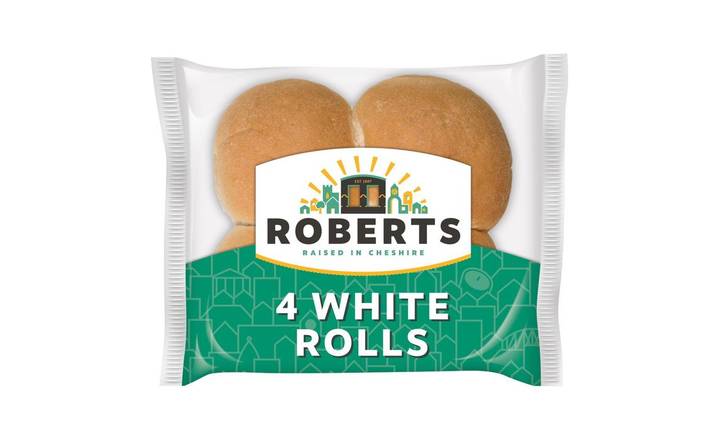 Roberts Floury White ready-to Rolls 4s (398272)