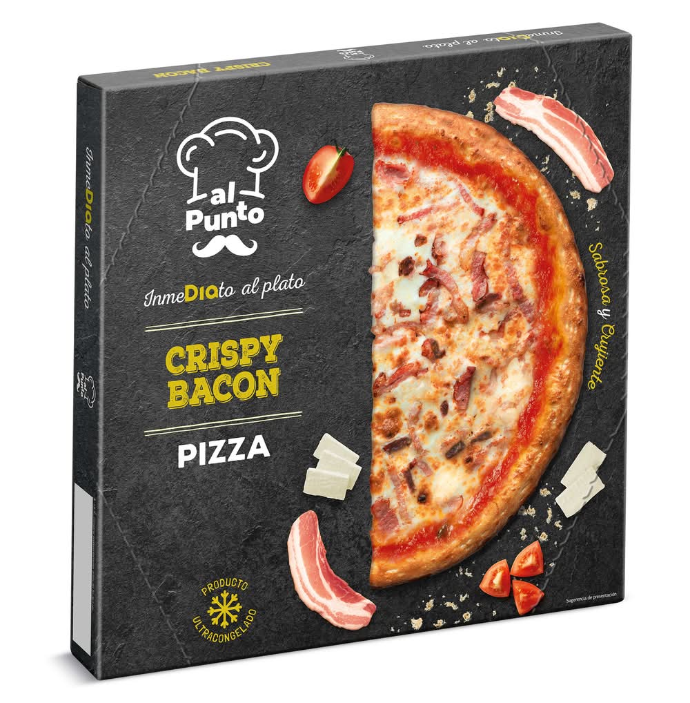 Pizza Crispy Bacon Al Punto Dia 450 G