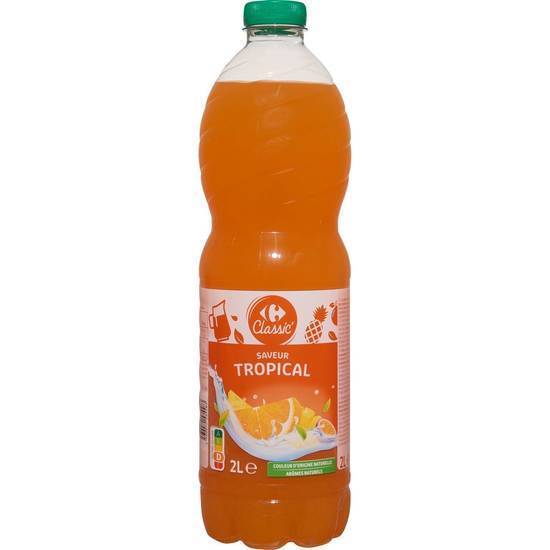 Carrefour Classic' - Boisson rafraîchissante aux fruits (2 L) (tropical)