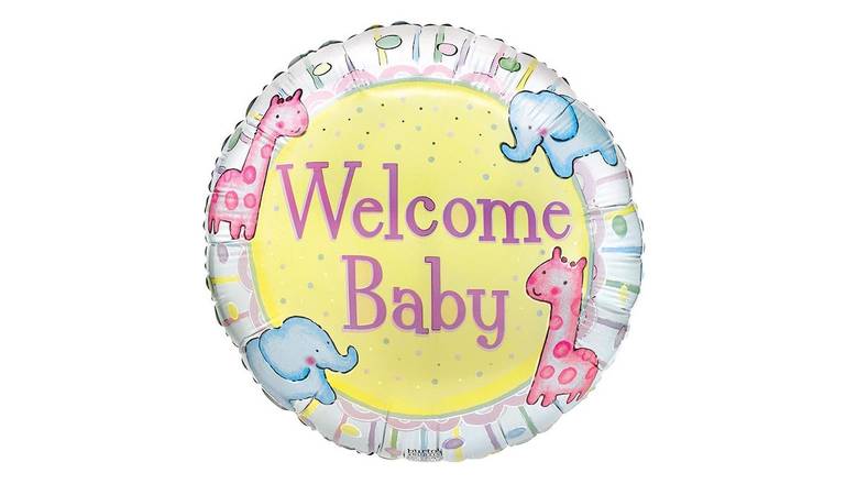 17'' Welcome Baby - Balloon