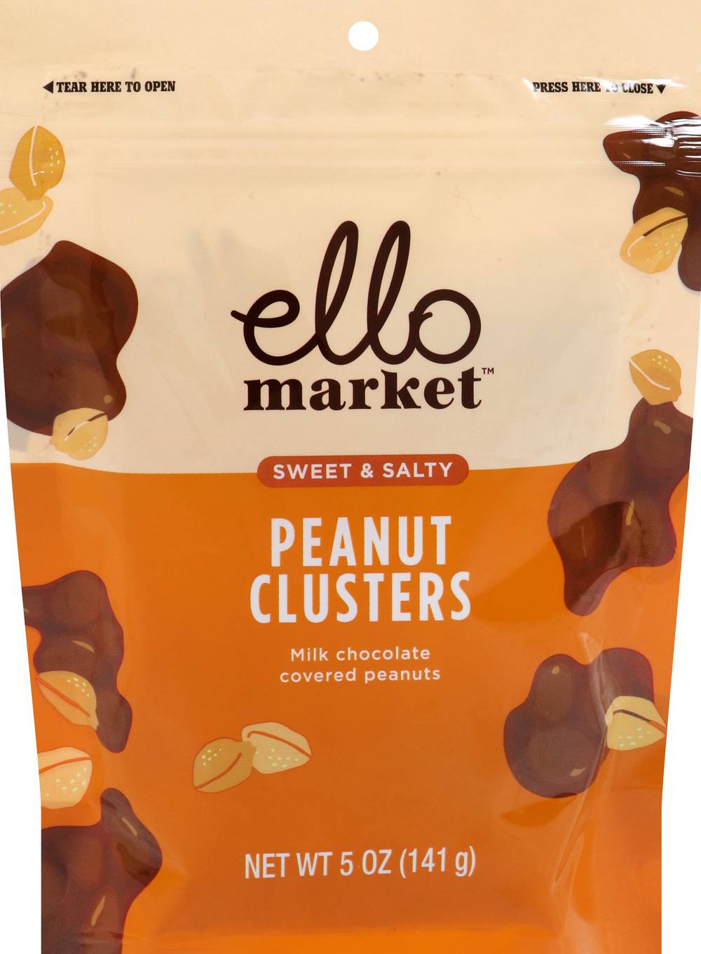 Ello Market Chocolate Peanut Clusters - 5 oz