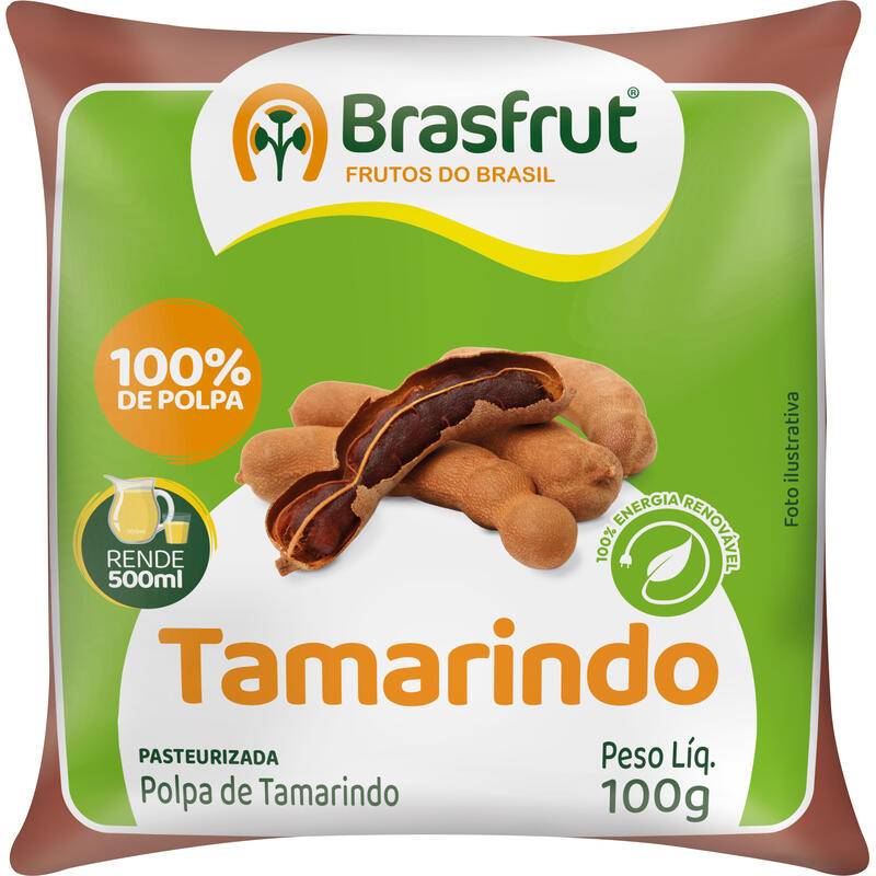 Brasfrut polpa de tamarindo (100 g)