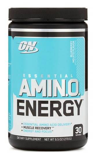 Optimum Nutrition Amino Energy Blueberry Mojito Supplements (9.5 oz)
