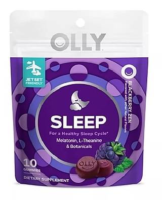 OLLY Sleep Gummy, Blackberry Zen, 10/Pack (01517)
