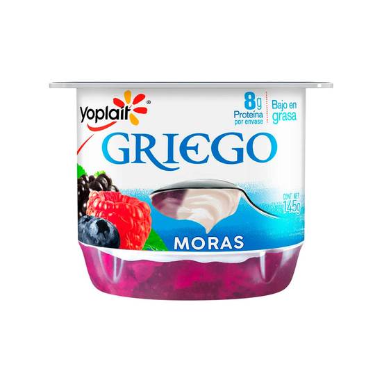 Yoplait yoghurt estilo griego con moras (vaso 145 g)