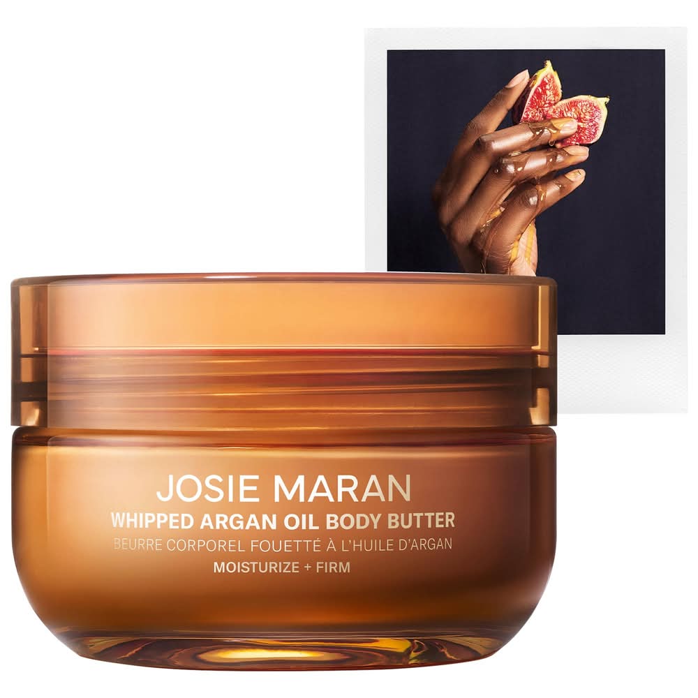 Josie Maran Bohemian Fig - Whipped Argan Oil Refillable Firming Body Butter Jar 6 oz