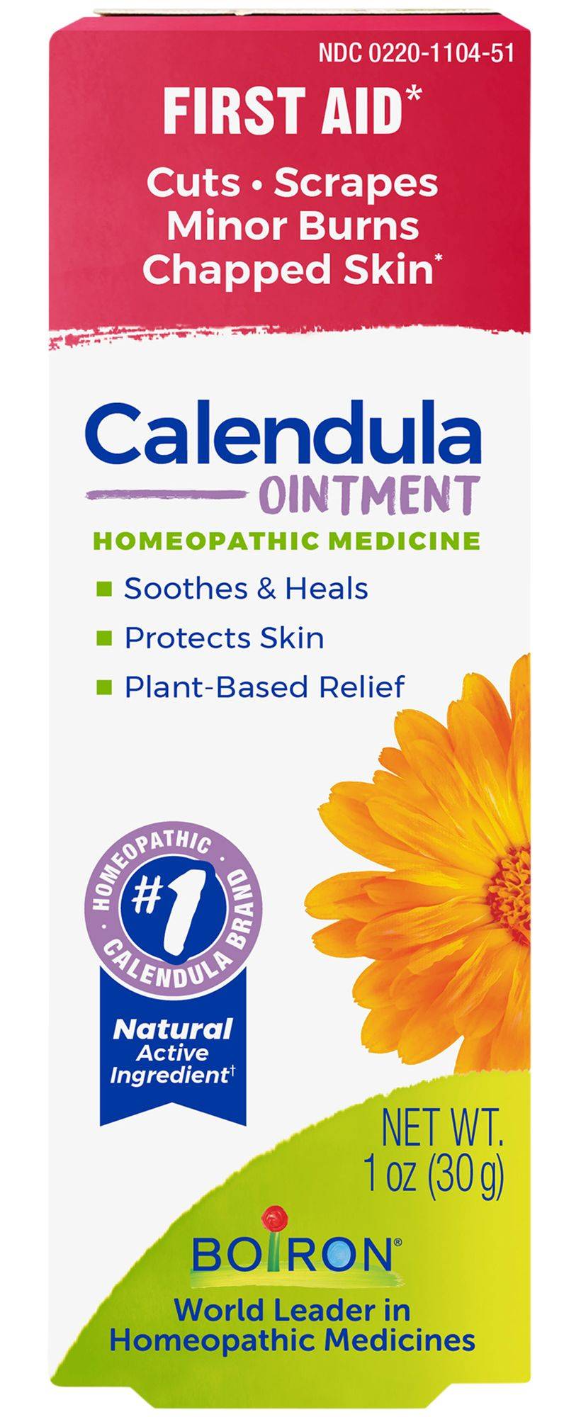 Calendula Ointment For First Aid - Homeopathic Medicine (1 Ounce)