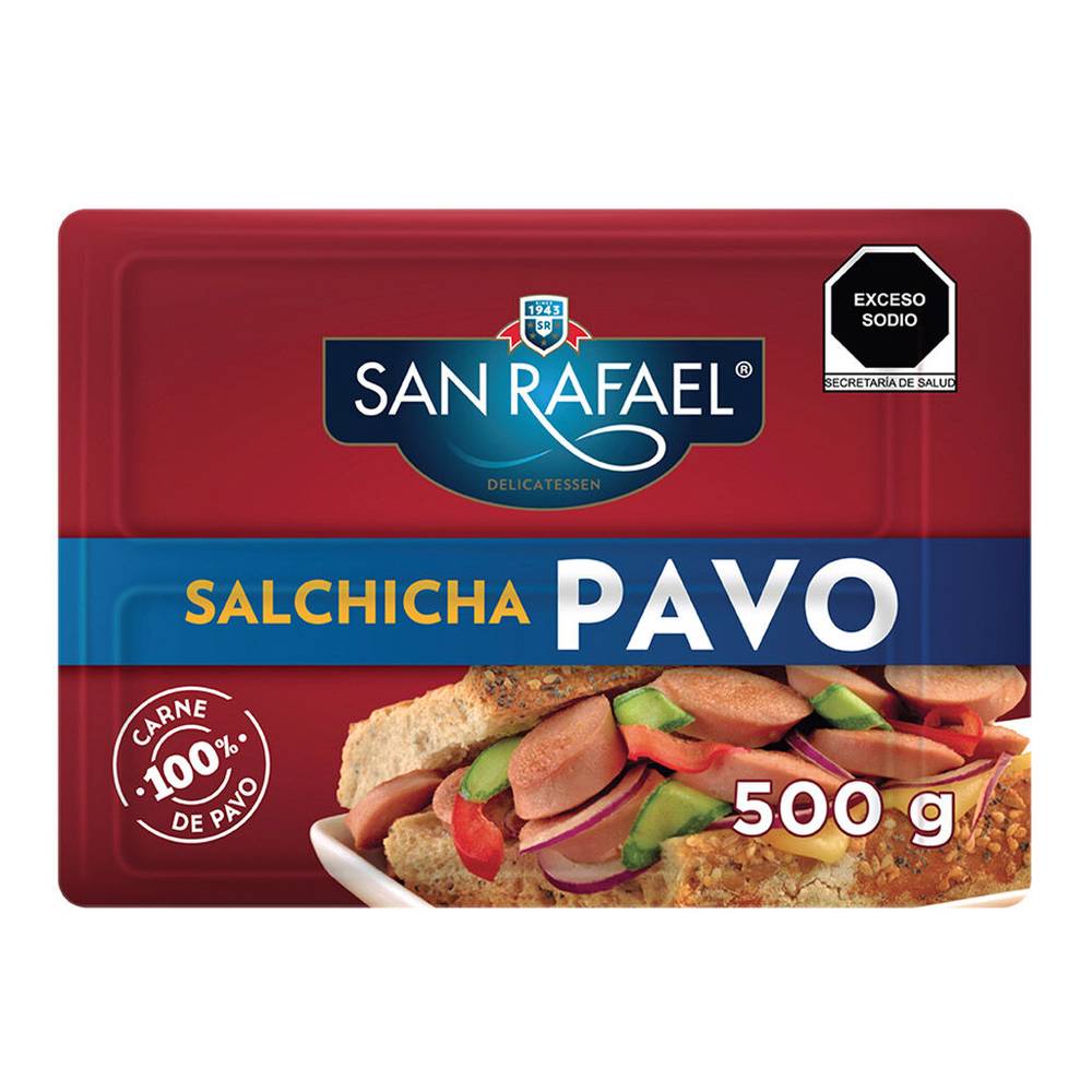 San Rafael · Salchichas de pavo (500 g)