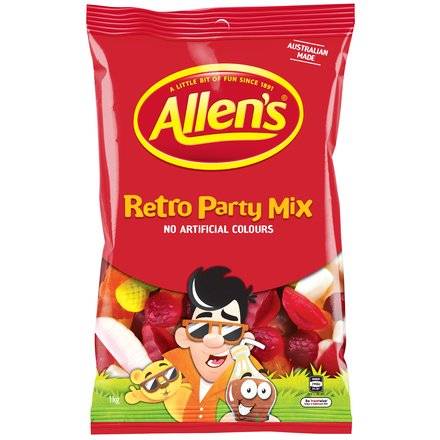 Allen's Retro Party Mix Bulk Bag 1kg