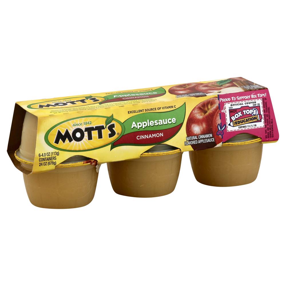 Mott's Cinnamon Applesauce (1.5 lbs, 6 ct)