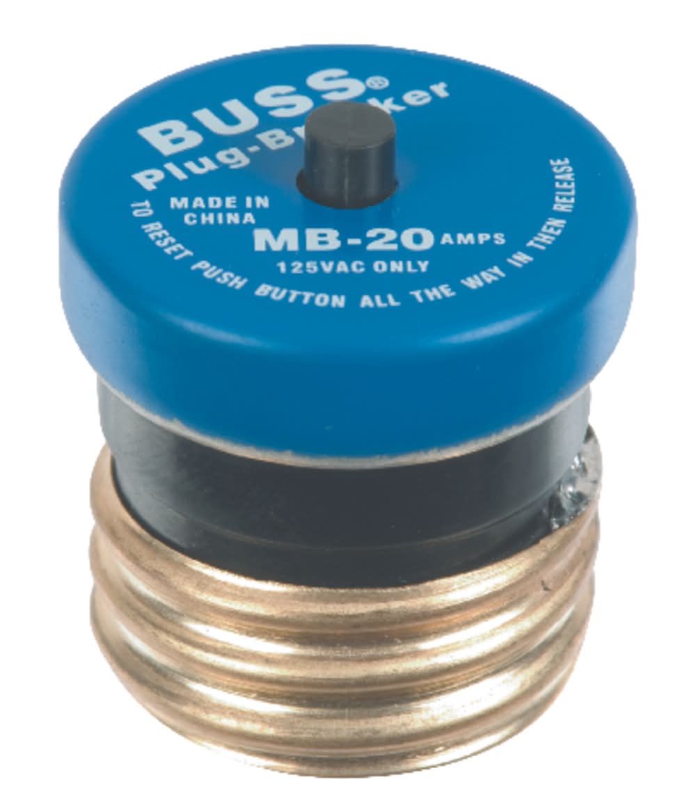 Bussmann 20 Amps Plug Fuse 1 Pk