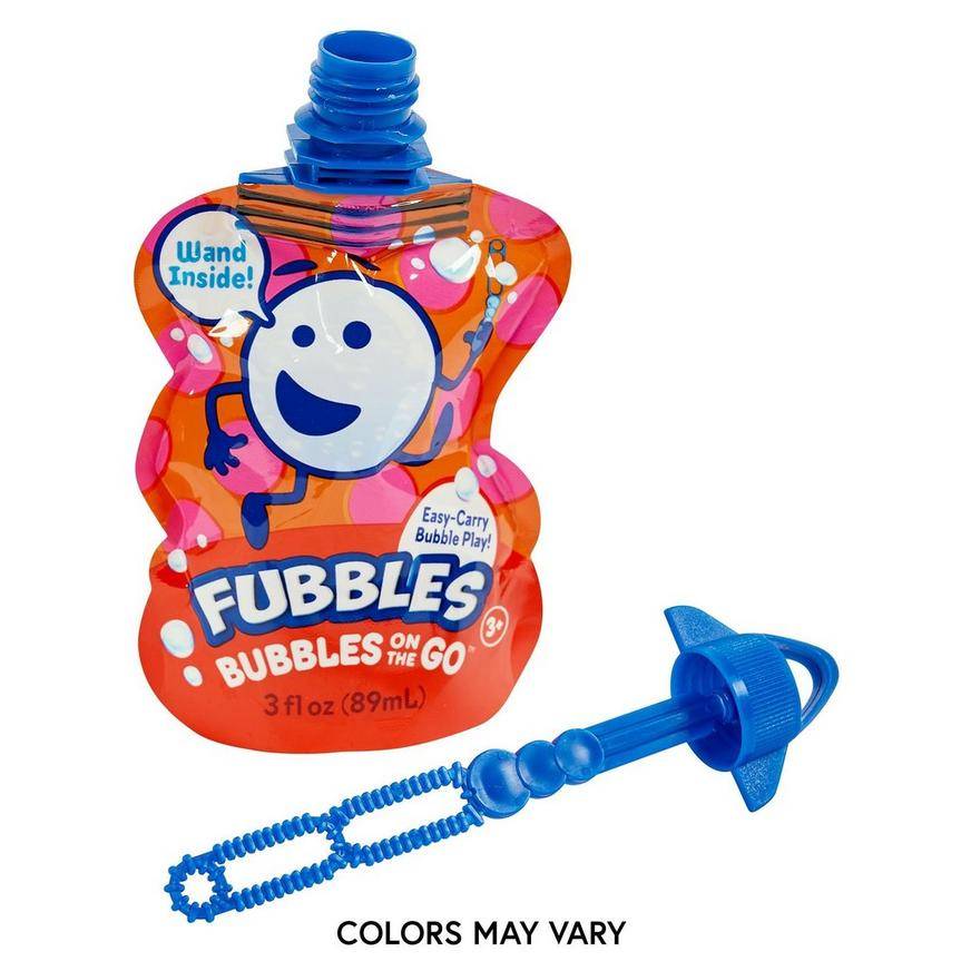 Party City Fubbles Bubbles-On-The-Go Pouch