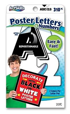 Artskills Poster Letters and Numbers (black-white)